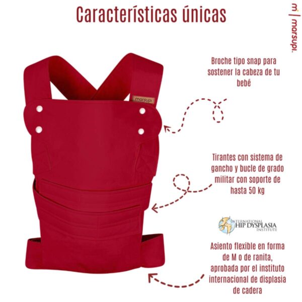 Portabebé Marsupi Classic Ruby