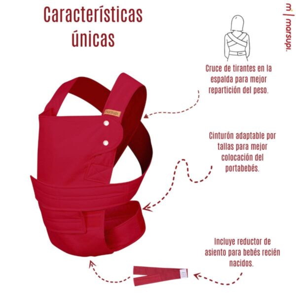 Portabebé Marsupi Classic Ruby