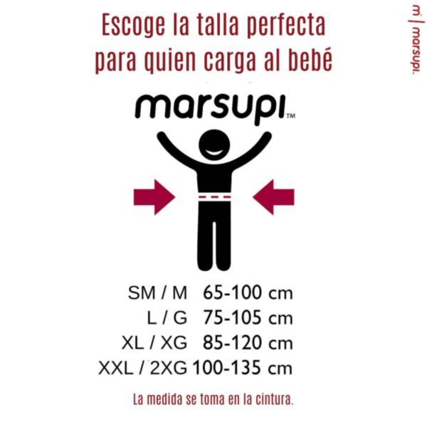Portabebé Marsupi Classic Ruby