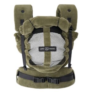 portabebé ergonómico Love Radius Physio Carrier Velvet green porteo